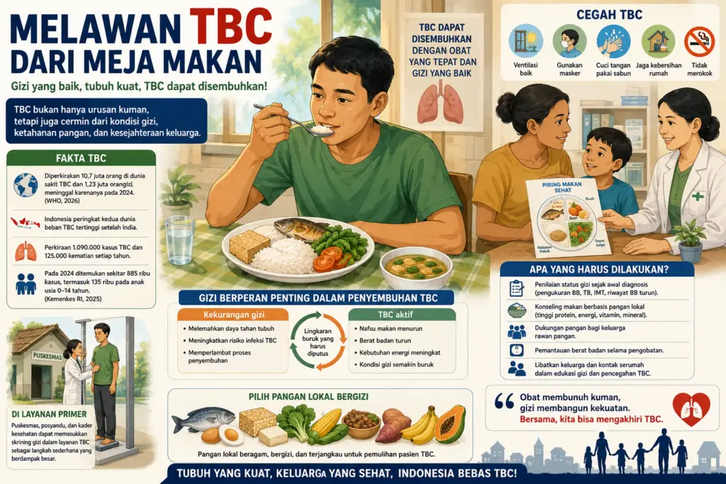 Melawan TBC dari Meja Makan: Ketika Gizi Menjadi Kunci Kesembuhan
