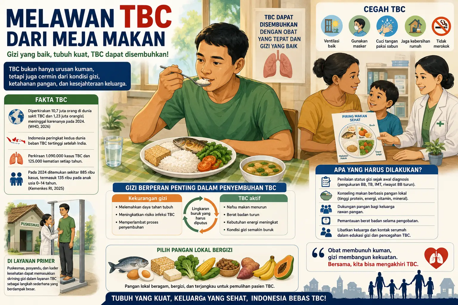 Melawan TBC dari Meja Makan: Ketika Gizi Menjadi Kunci Kesembuhan
