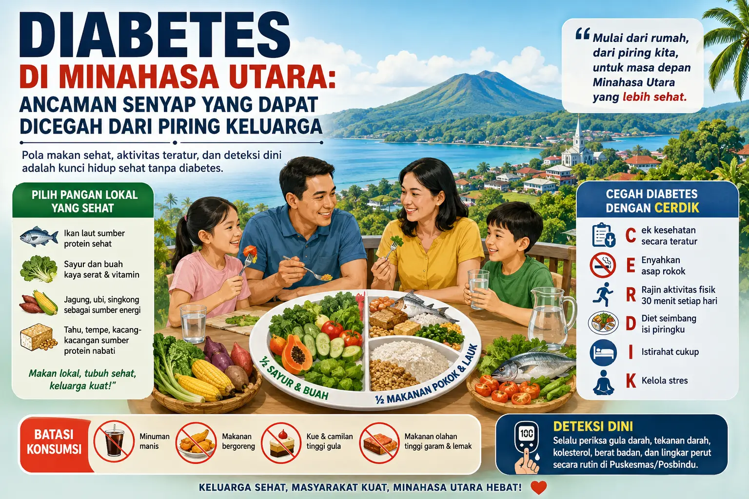 Diabetes di Minahasa Utara: Ancaman Senyap yang Harus Dilawan dari Meja Makan Keluarga