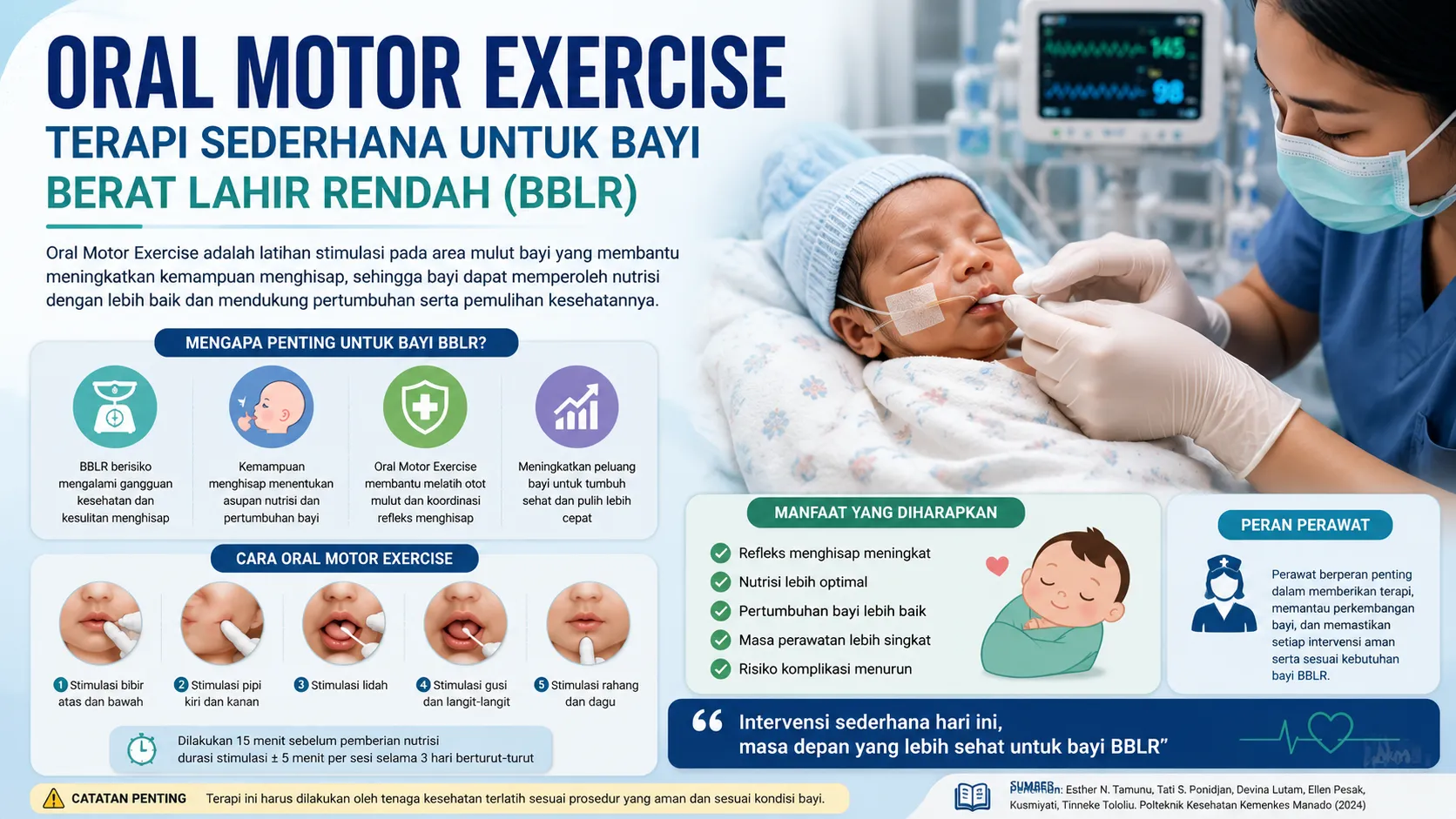 Oral Motor Exercise: Terapi Sederhana yang Membantu Bayi Berat Lahir Rendah Belajar Menghisap