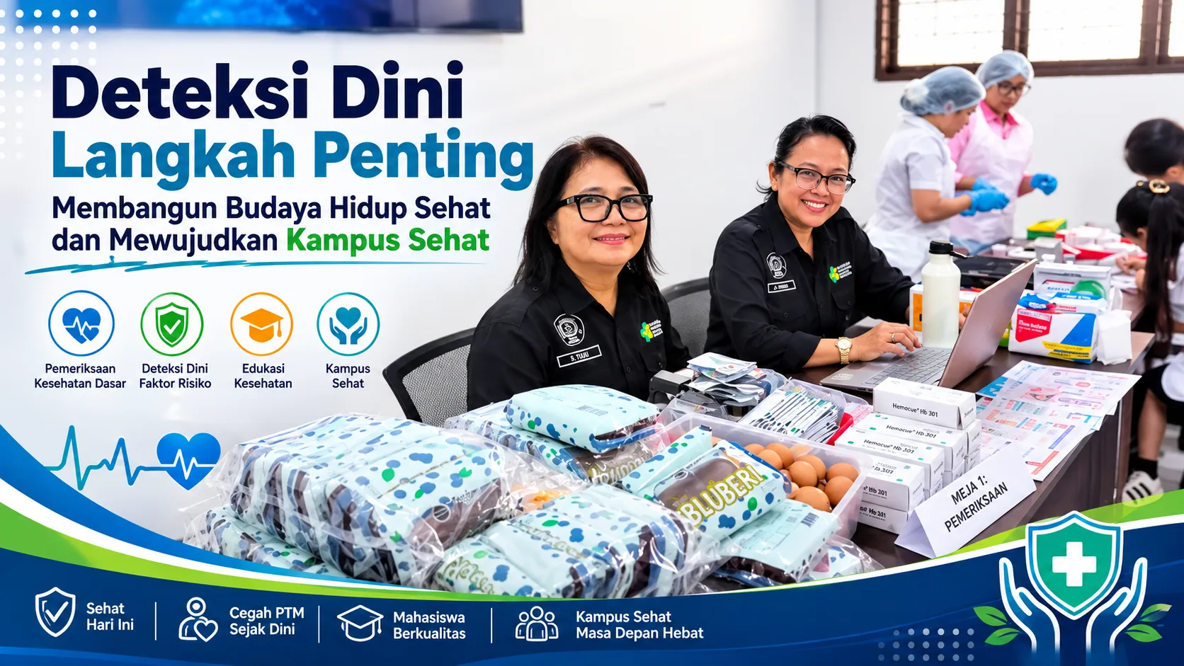 “Deteksi Dini Kesehatan Jadi Pintu Masuk Membangun Kampus Sehat”