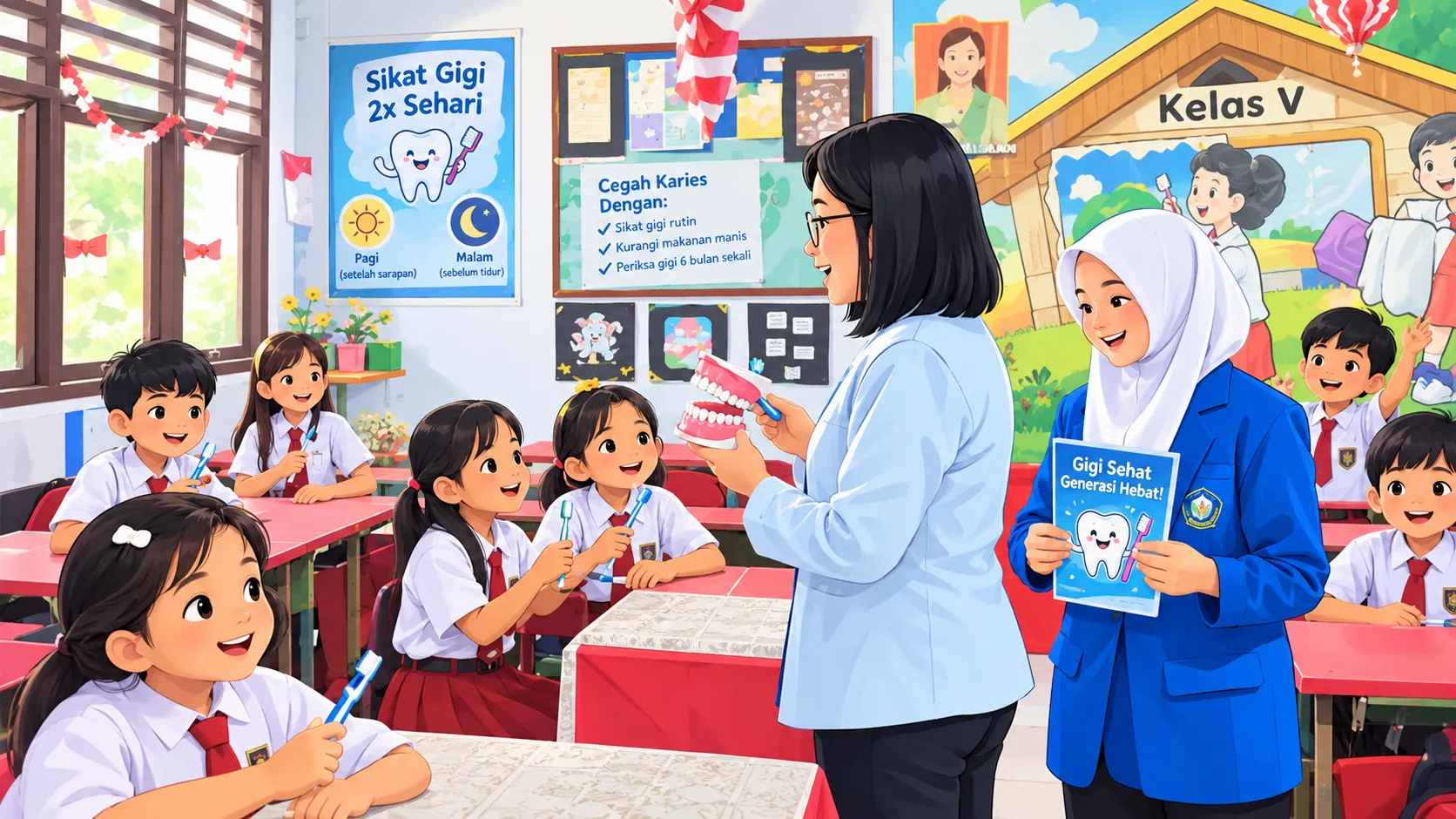 “Gigi Sehat, Generasi Hebat! Mahasiswa Poltekkes Kemenkes Manado Ajak Siswa SDN 126 Cegah Karies”